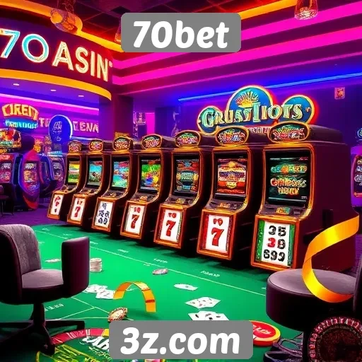 70bet oferece ampla variedade de jogos de cassino